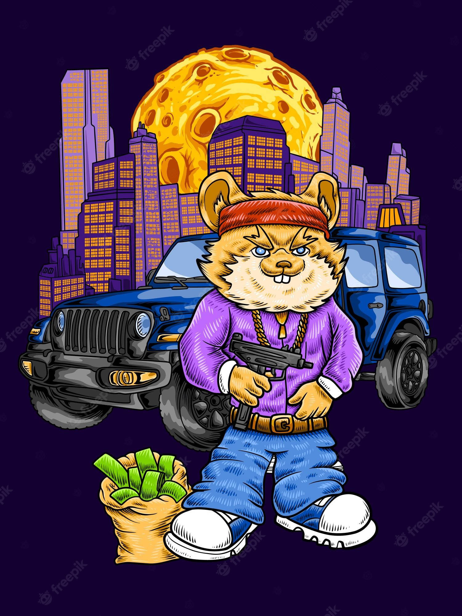 Gangsta Cartoon Wallpaper
