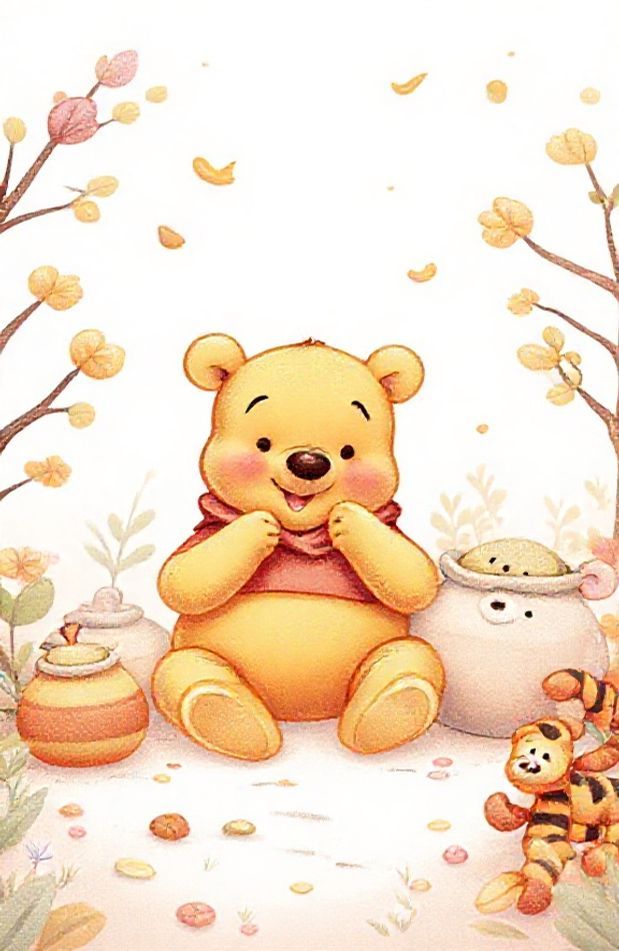Baby Winnie The Pooh Wallpaper