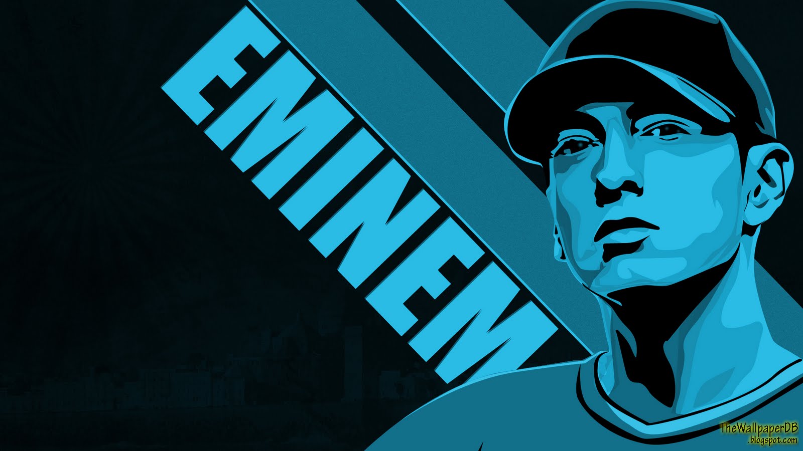 Blue Style New Eminem HD Wallpaper The Database