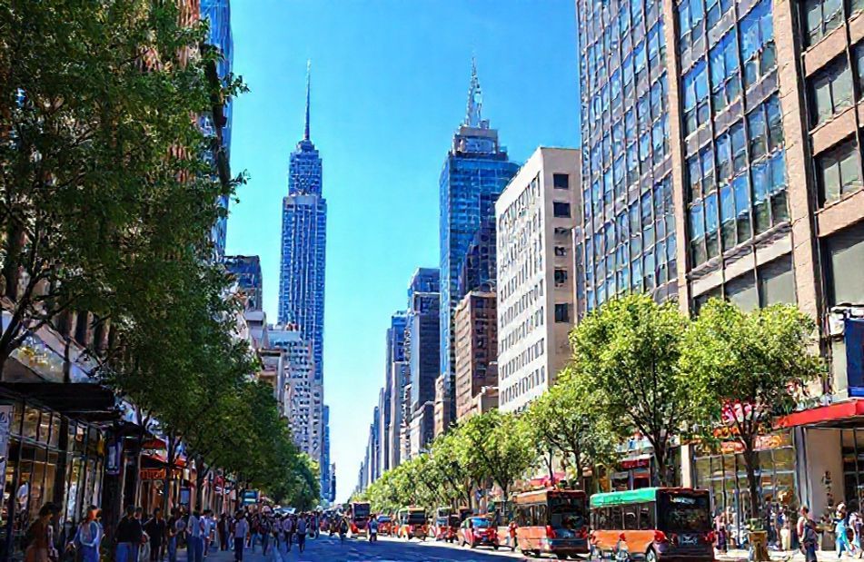 City Street Background