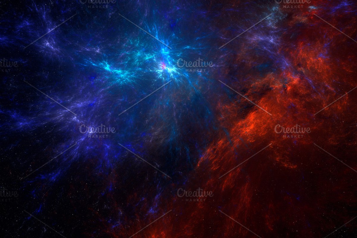 Abstract Space Background Nebula Textures Creative Market