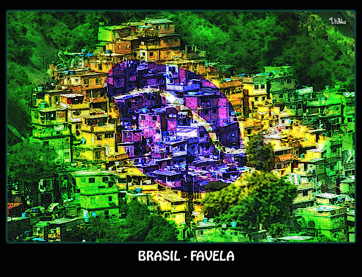 Brasil Favela By Vidka