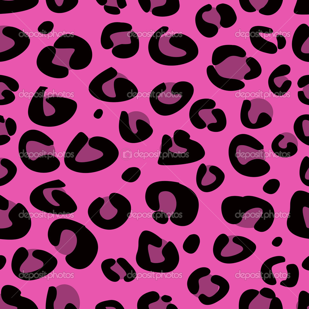 Hot Pink Giraffe Print Background
