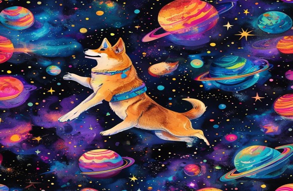 Doge Space Wallpaper