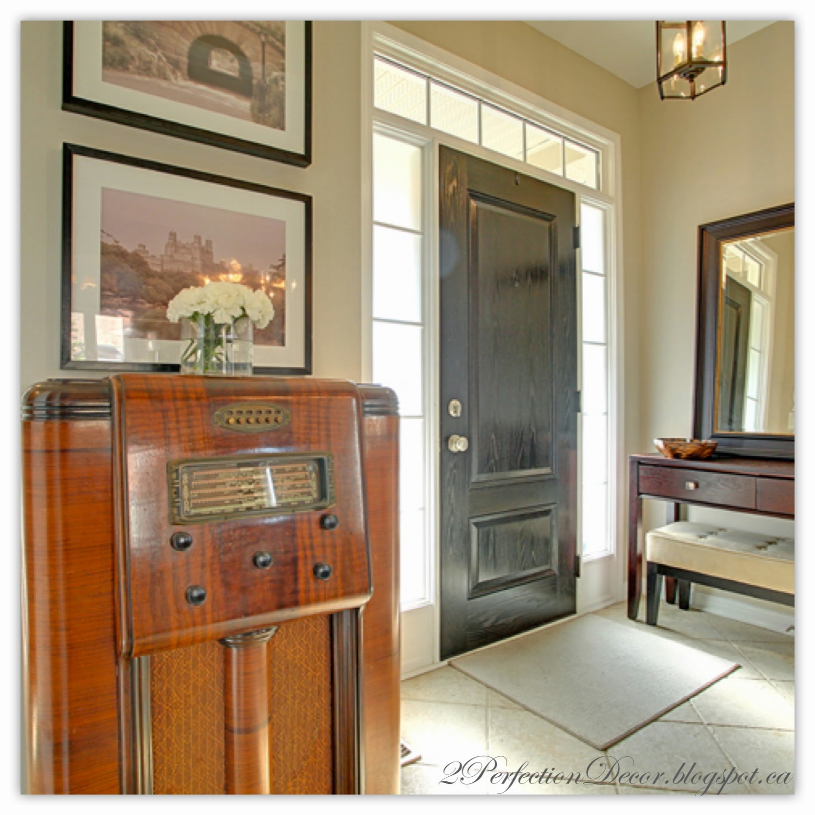 Free Download Hall Entry Console Table With Bench Underneath