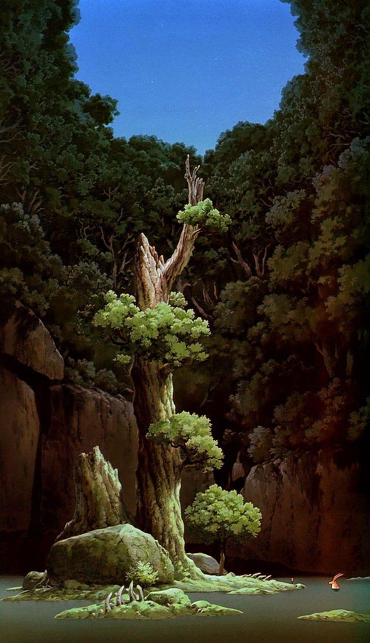HD Wallpaper Anime Studio Ghibli Princess Mononoke Plant Tree