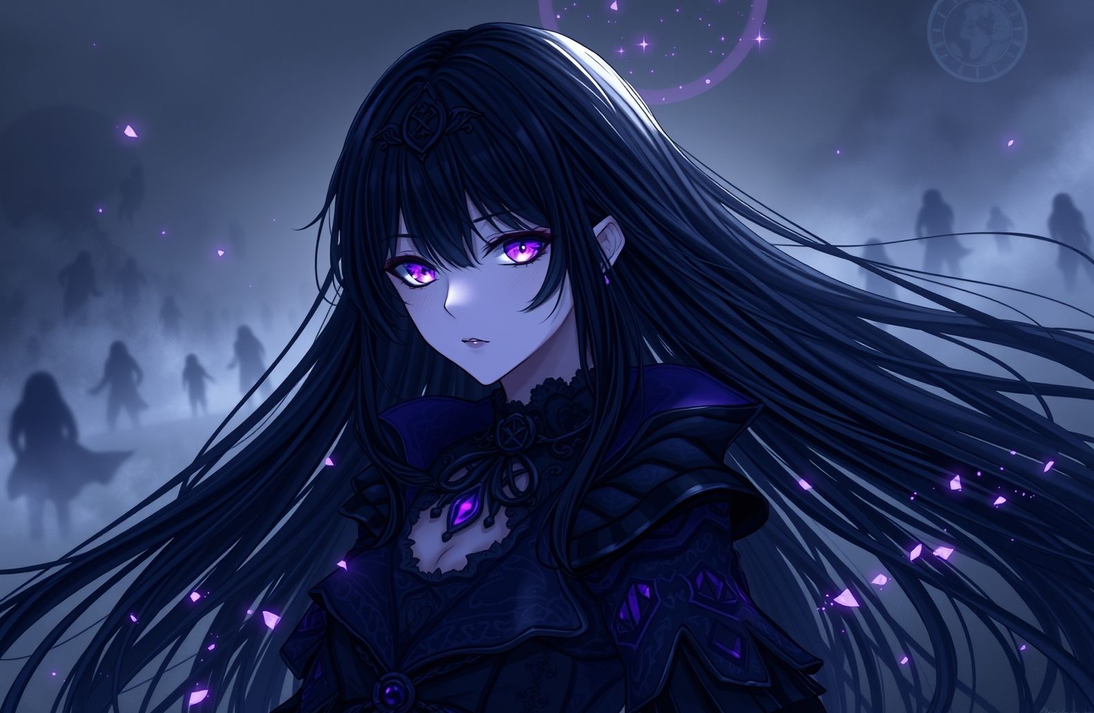 Dark Anime Girl Wallpaper