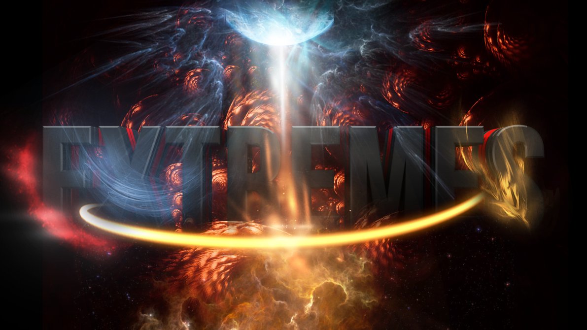 Fire Vs Ice wallpaper template [PSD] by EXtreme S on