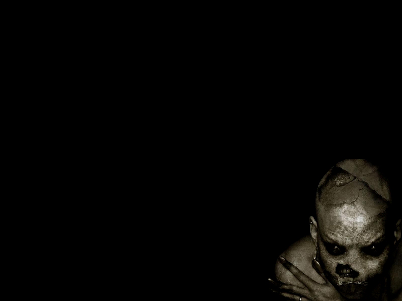 Scary Computer Wallpaper Desktop Background