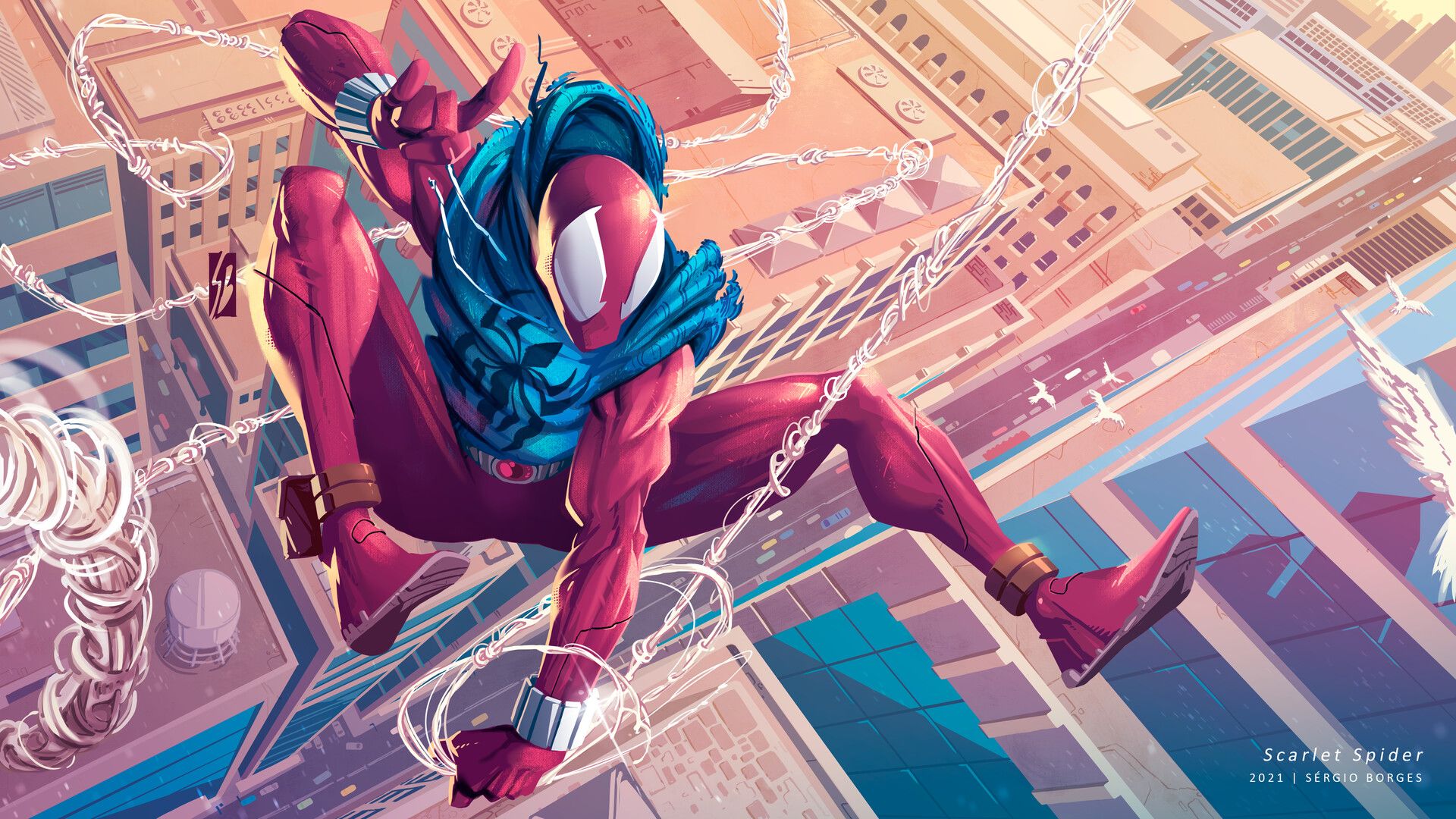 Scarlet Spider Ben Reilly Wallpaper