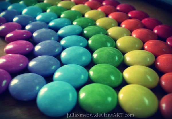 Rainbow Smarties Ii By Juliaxmeow