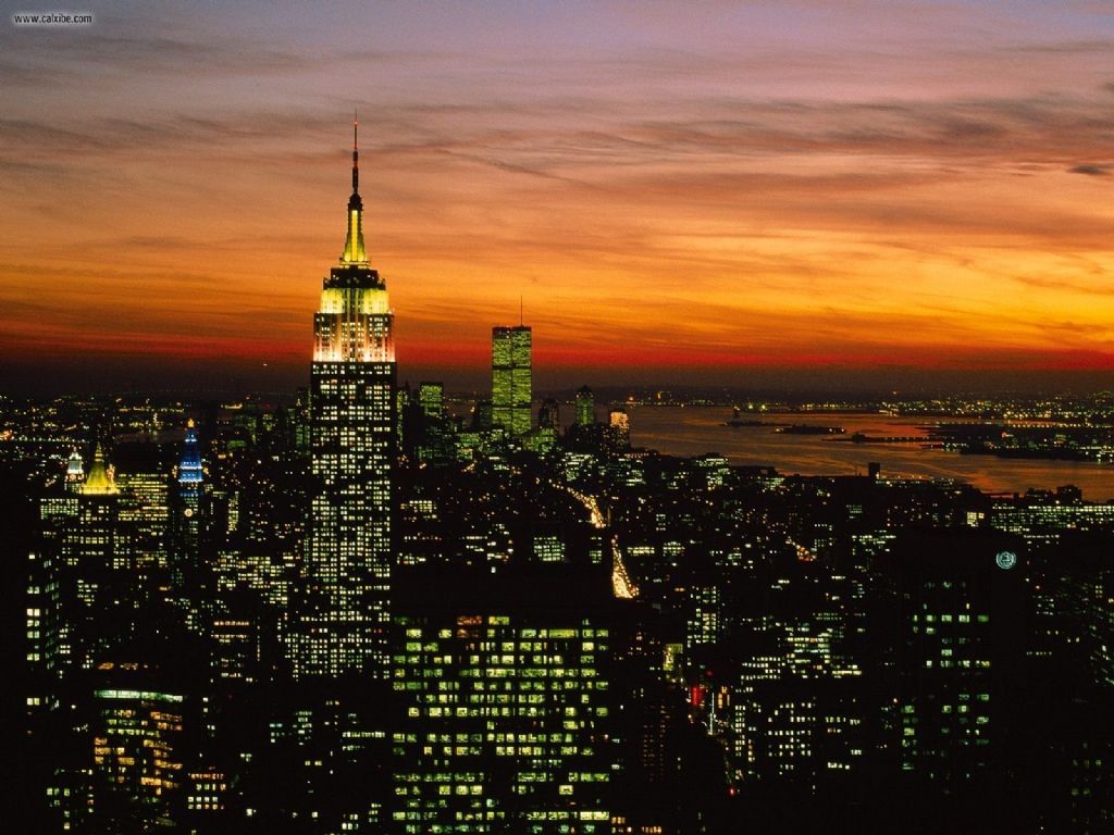 Manhattan Skyline HD Background Pixel City Wallpaper