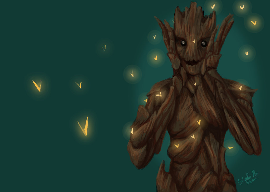 Am Groot Wallpaper Sized By Supersonic Gabi