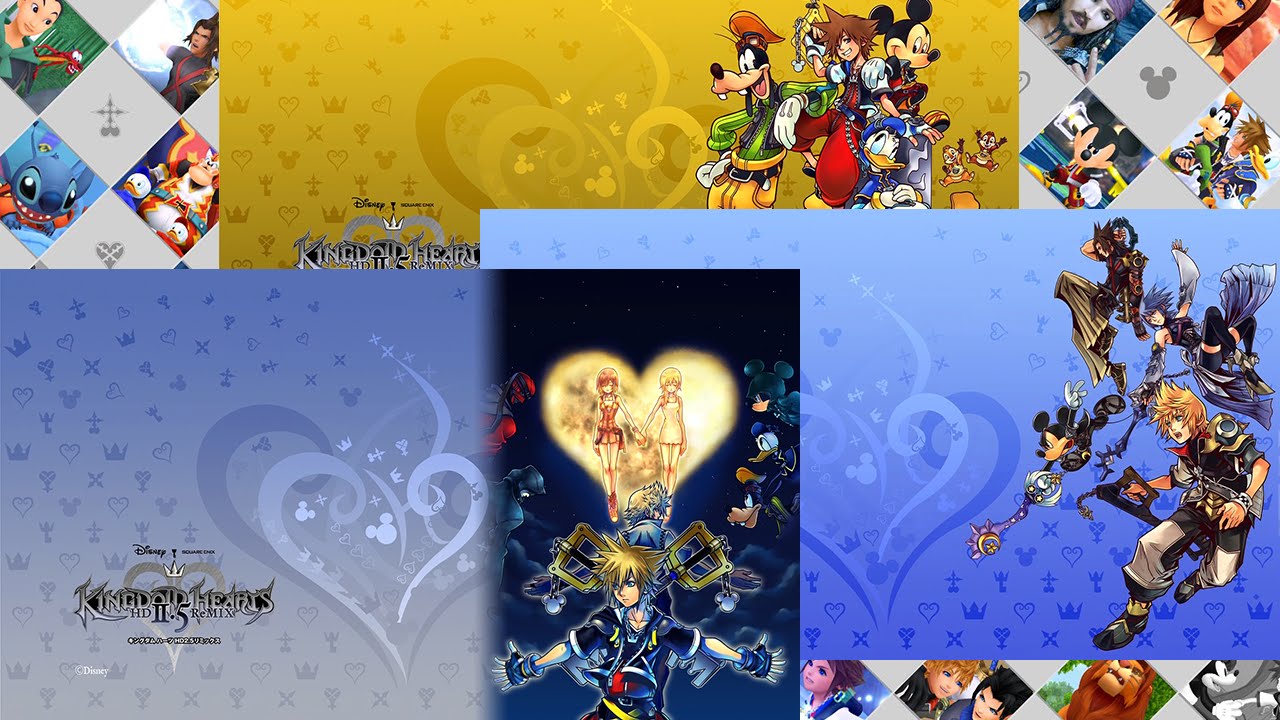 Showcasing The Kingdom Hearts HD Remix Ps3 Themes Wallpaper