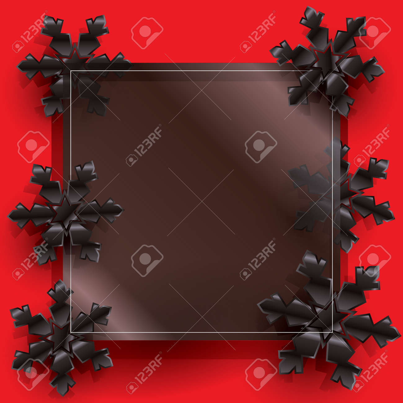 Christmas Poster Design Template Vector Winter Wallpaper With