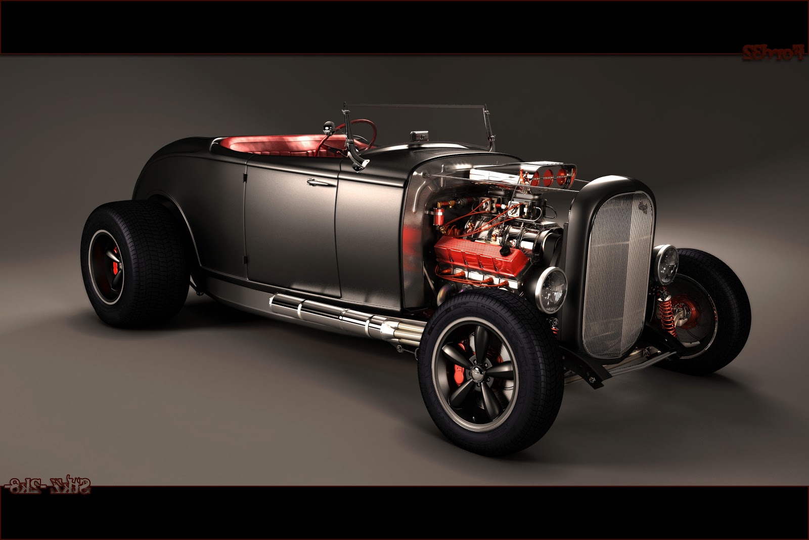 Tattoo Wallpaper Hot Rod Car Pictures
