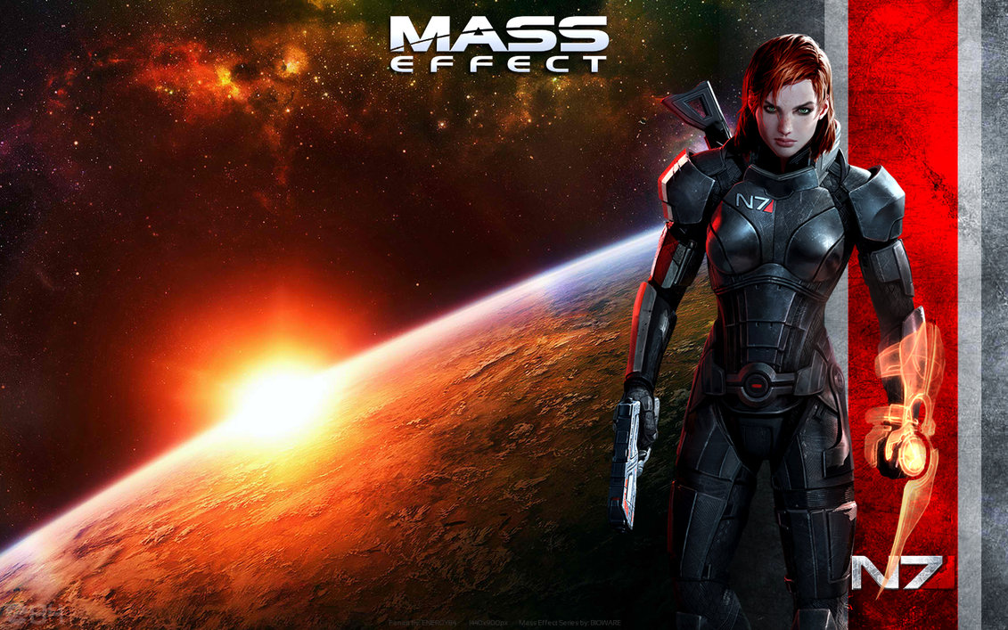 Mass Effect Female Shepard Wallpaper By Energy84 Fan Art