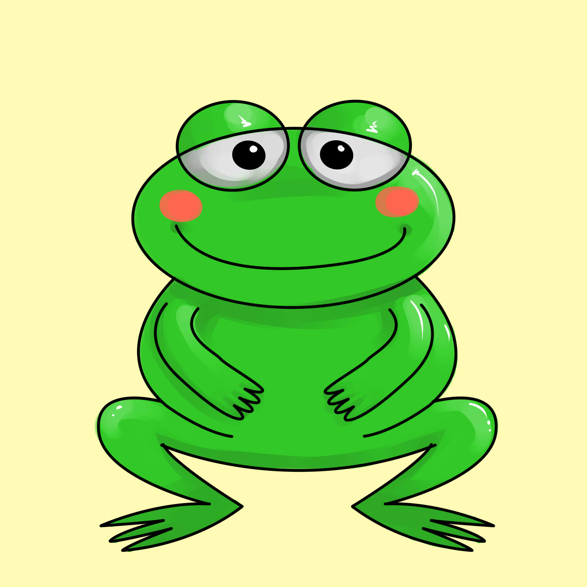 Cartoon Frogs 4