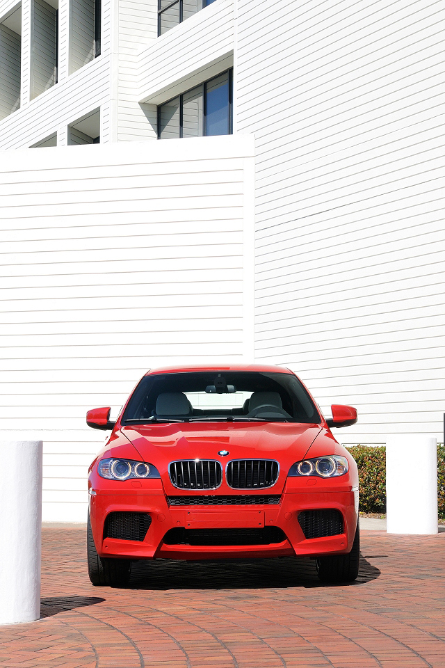 Bmw X6 Red HD iPhone 4s Wallpaper And Background