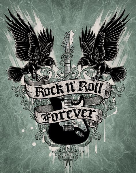 Rock n Roll Forever   Rock n Roll Will Never Die 472x600