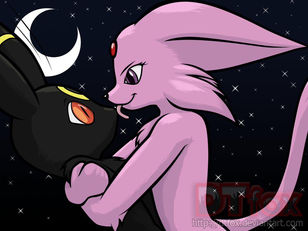 Espeon And Umbreon By Dtfox
