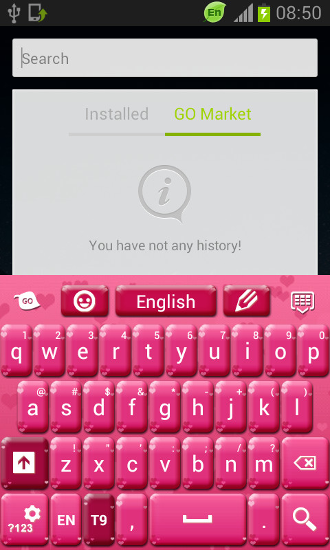 Keypad Color Pink Android Keyboard Appraw