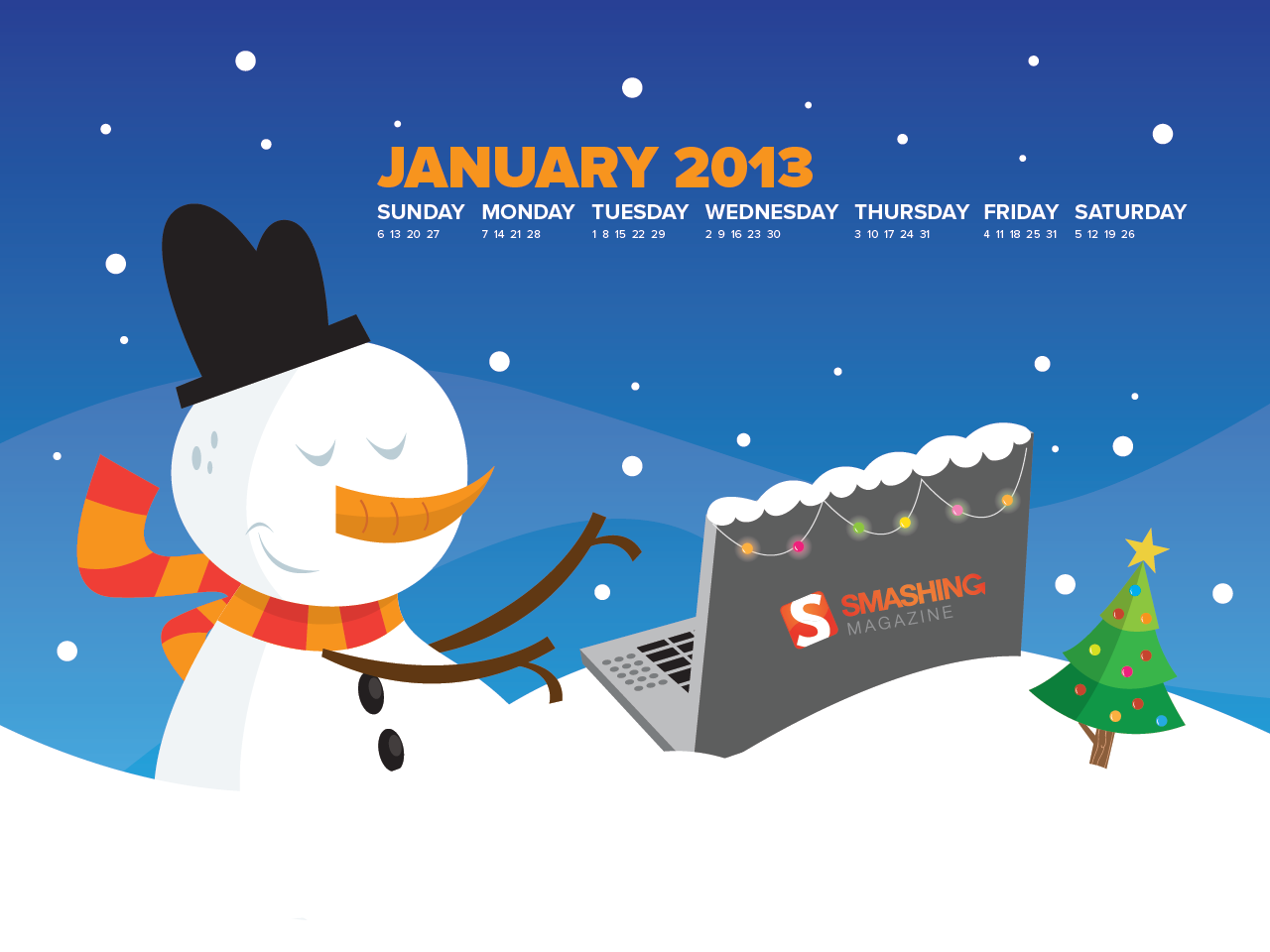 Desktop Wallpaper Calendars January 2013   Smashing Magazine