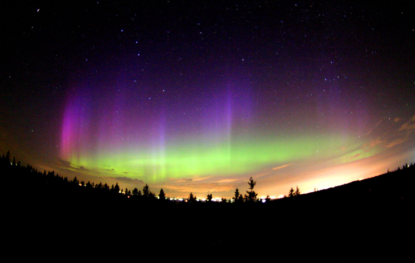 Rainbow Northern Lights HD Image Pictures Becuo