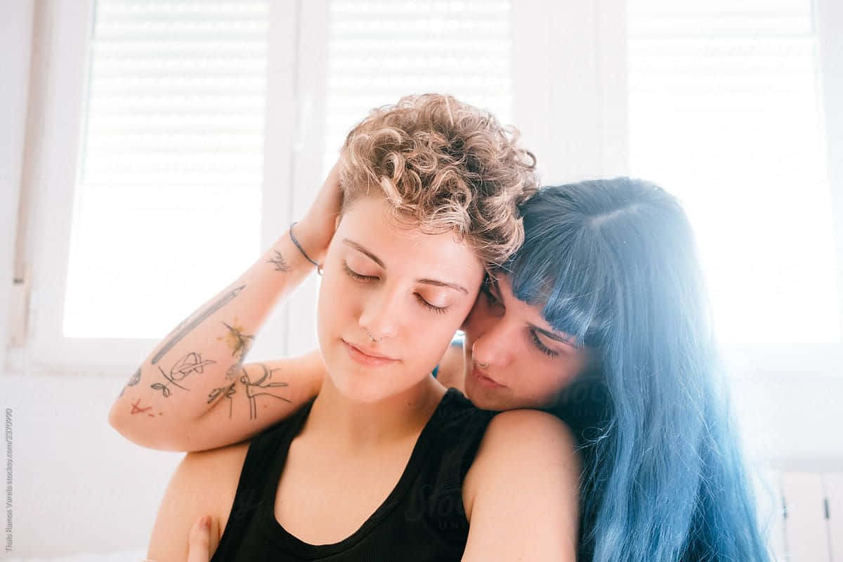 Mujeres Lesbianas With Nice Hair Sux2ejblsl670v7o Wallpaper