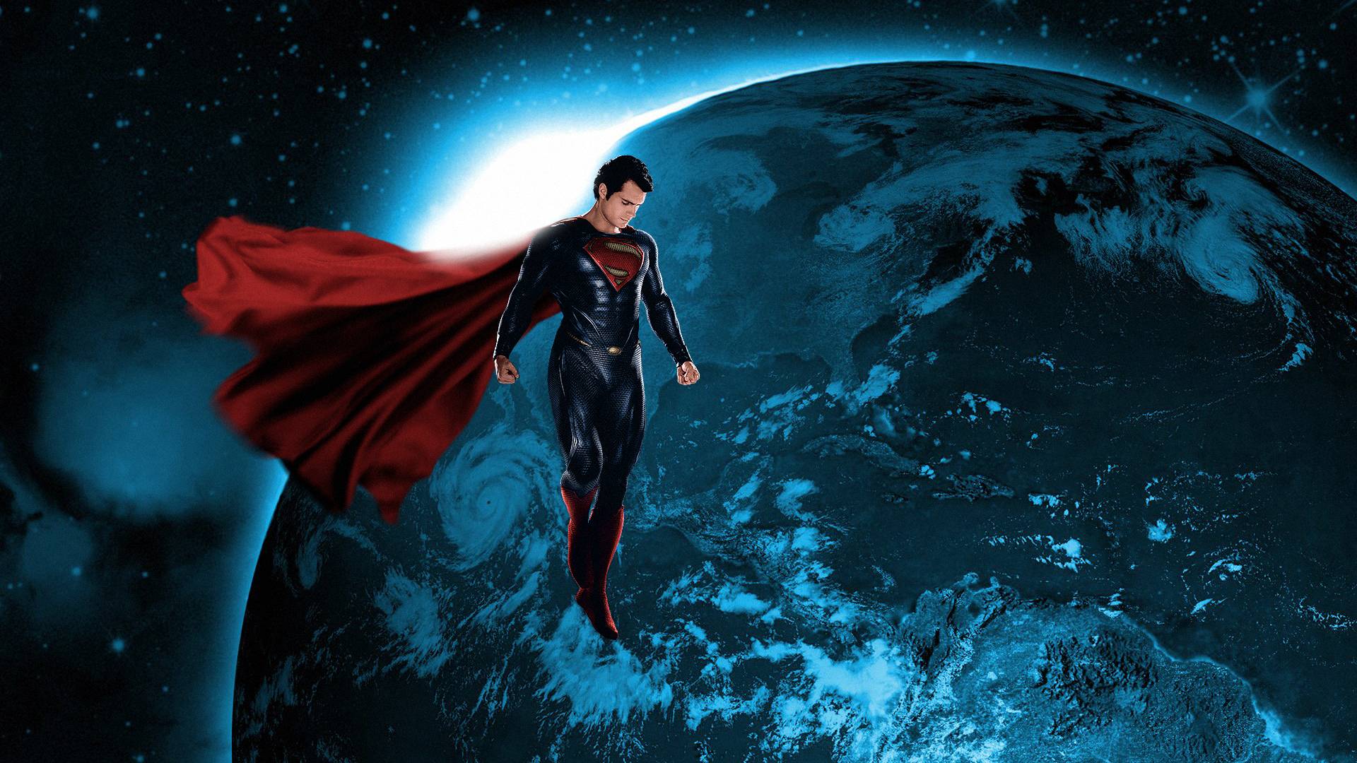 Superman Background Image HD All White