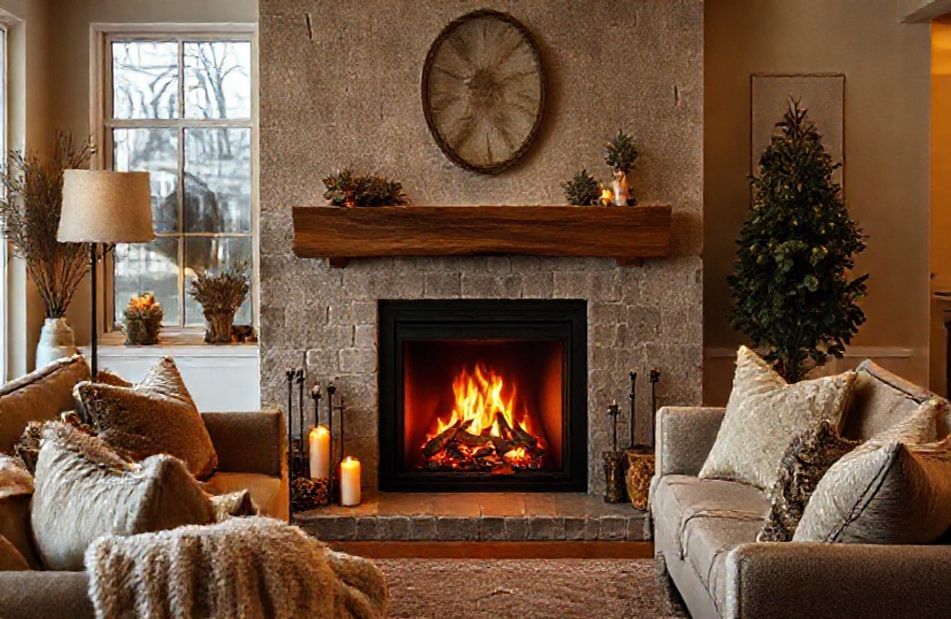Live Fireplace Wallpaper