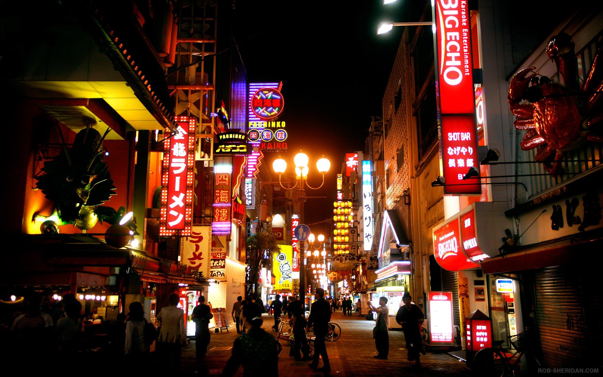 Japan Arch Neon Wallpaper