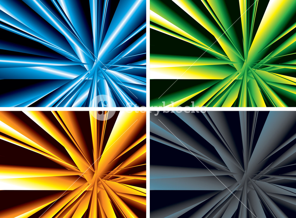 Color Burst Vector Background Royalty Stock Image
