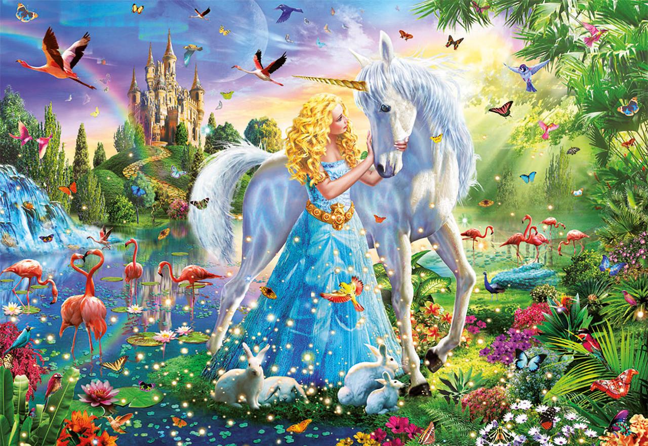 The Princess And Unicorn 1000pc Jigsaw Puzzle By Educa