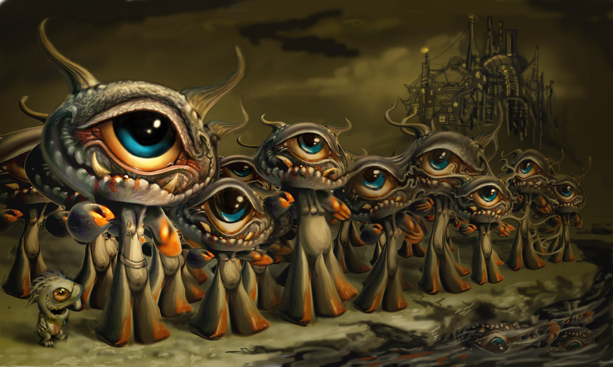 The Eye Creatures Wallpaper Background