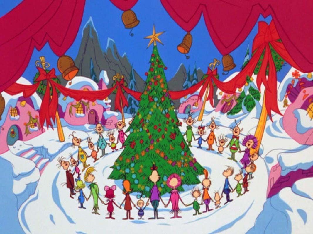 Whoville Grinch Wallpaper Top Background