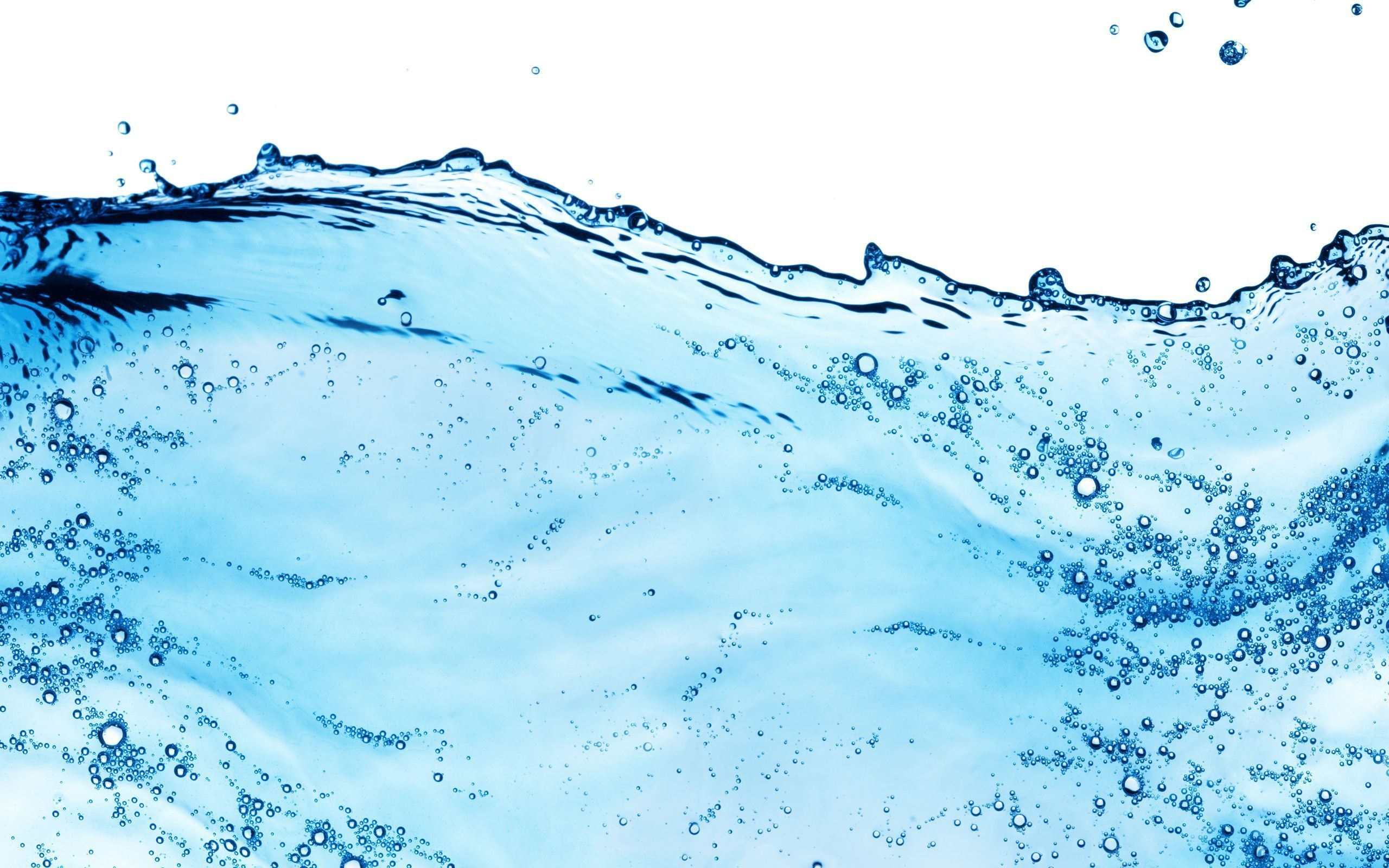 Splash Water Blue Widescreen Wallpaper Deep