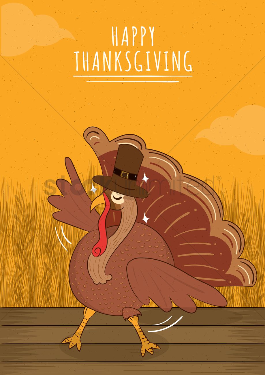 Happy Thanksgiving Wallpaper Vector Image Stockunlimited