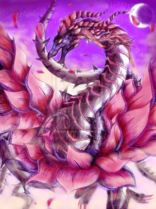 Black Rose Dragon By Xrosewaterx