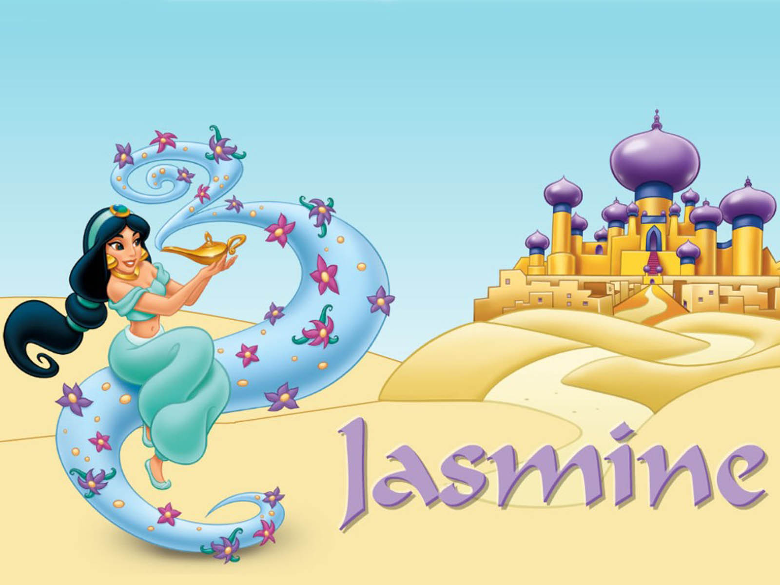 Jasmine shared by  Mαяvєℓσus Gιяℓ  on We Heart It  Disney princess art  Disney princess wallpaper Cute disney drawings
