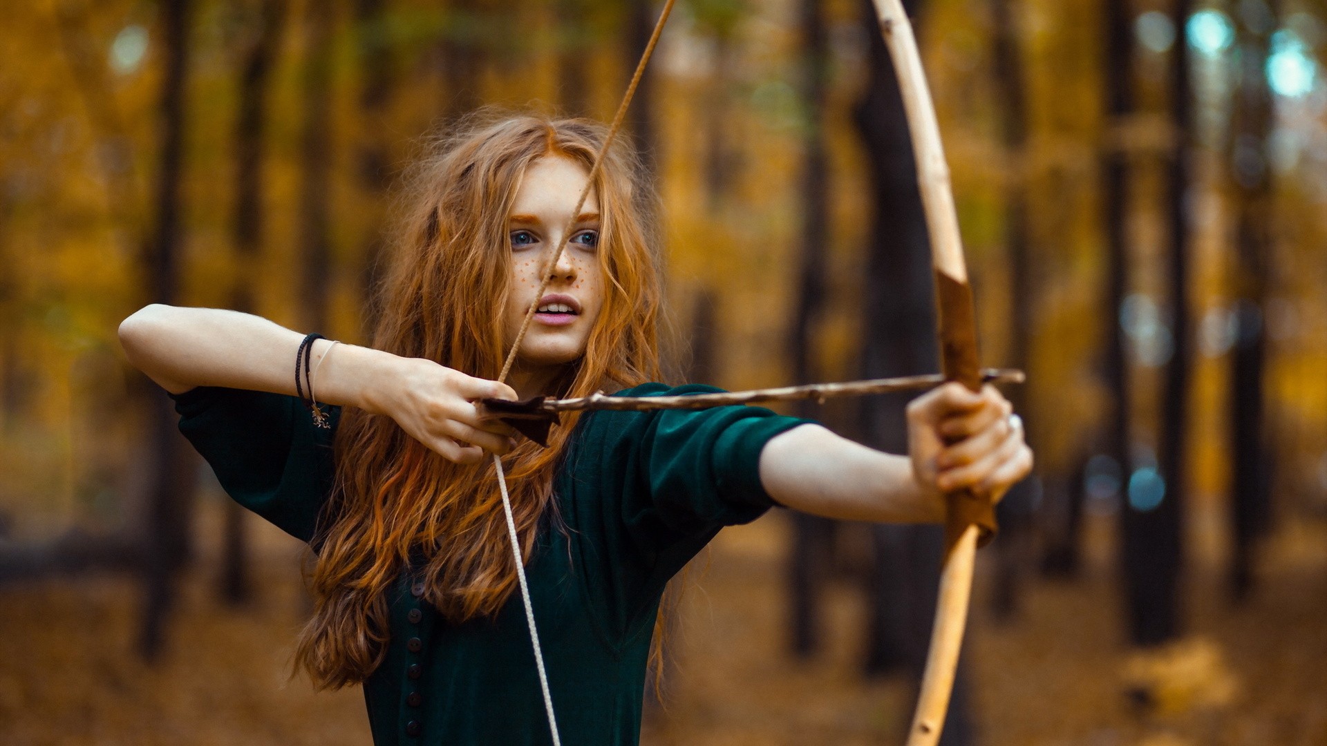 Archer Women Bow And Arrow Archery Fantasy Girl