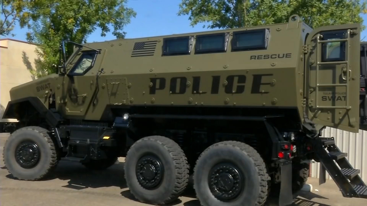 Tulare Police Receives Armored Vehicle From Military Abc30 Fresno