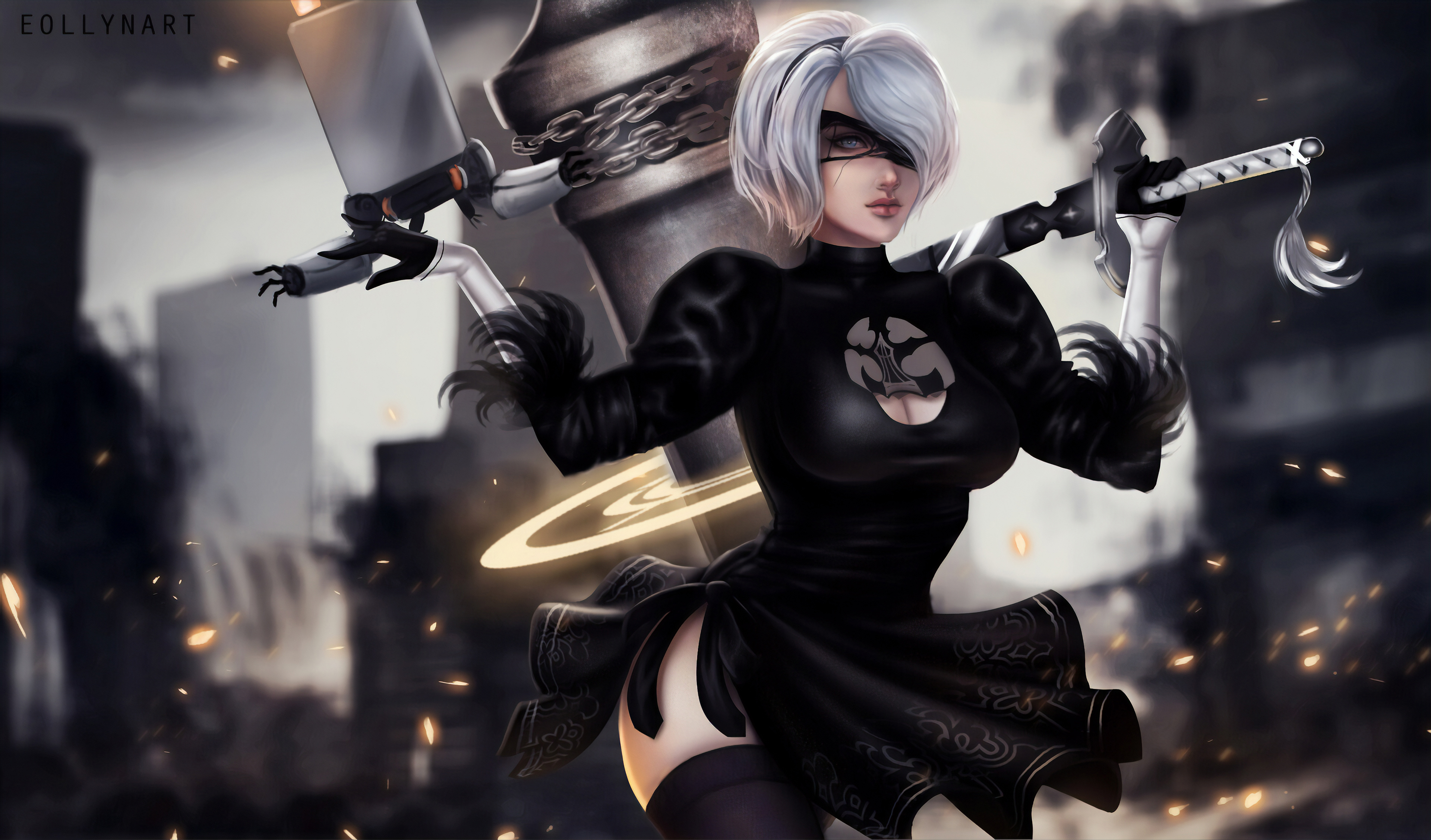 Nier Automata Game 4k HD Wallpaper Image Photos And Picture