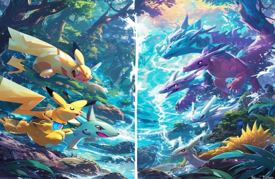 Pokemon Dual Screen Wallpaper