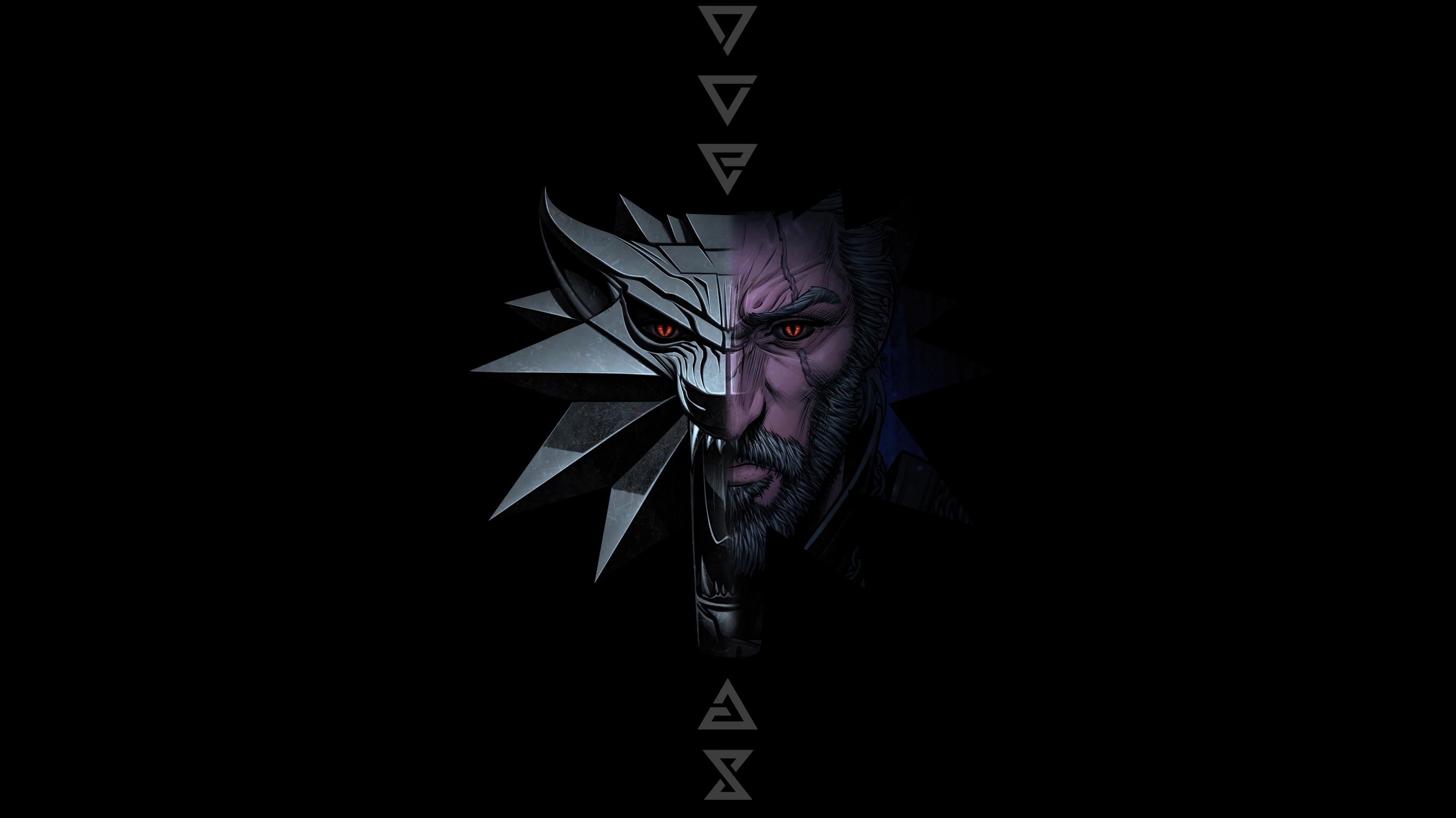 Wallpaper The Witcher Gaming Minimal Art