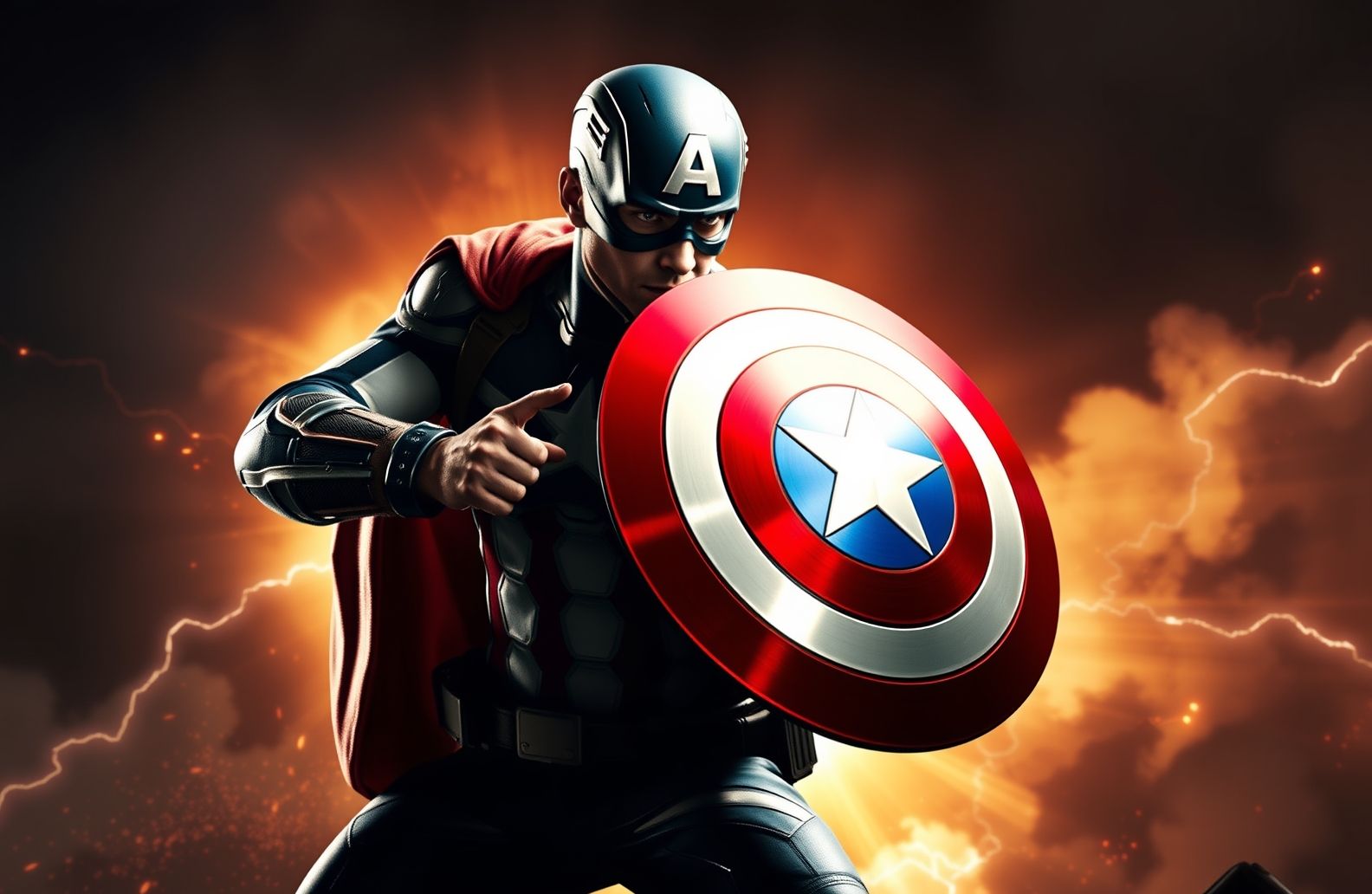 Captain America HD Wallpaper 1080p