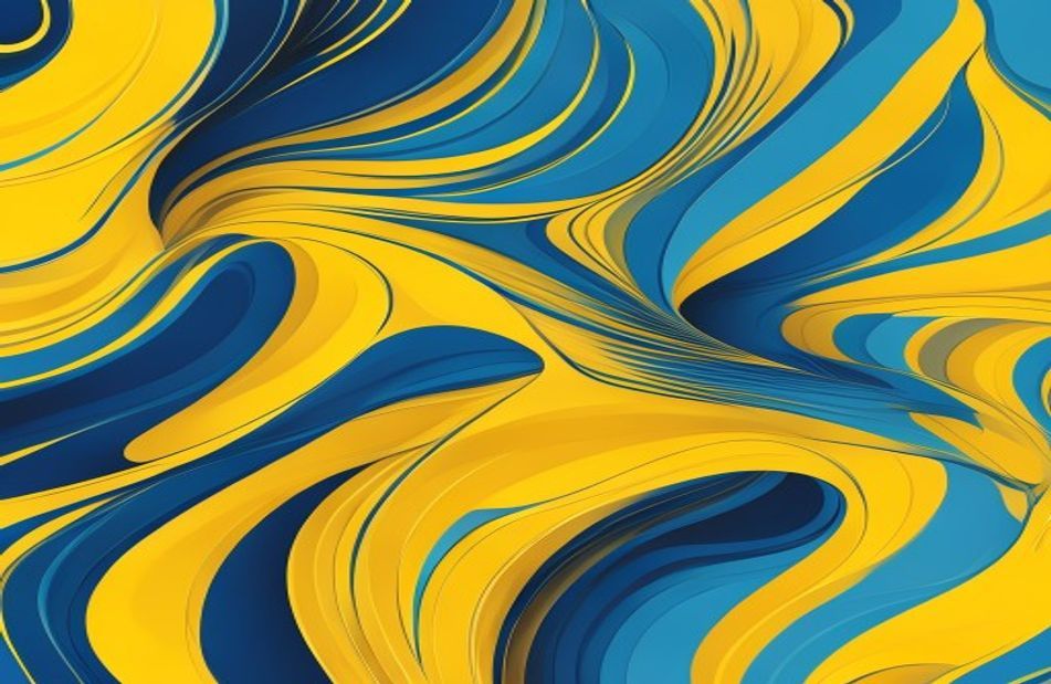 Yellow And Blue Wallpaper