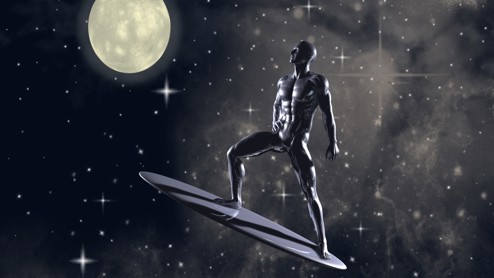Silver Surfer Puter Wallpaper Desktop Background