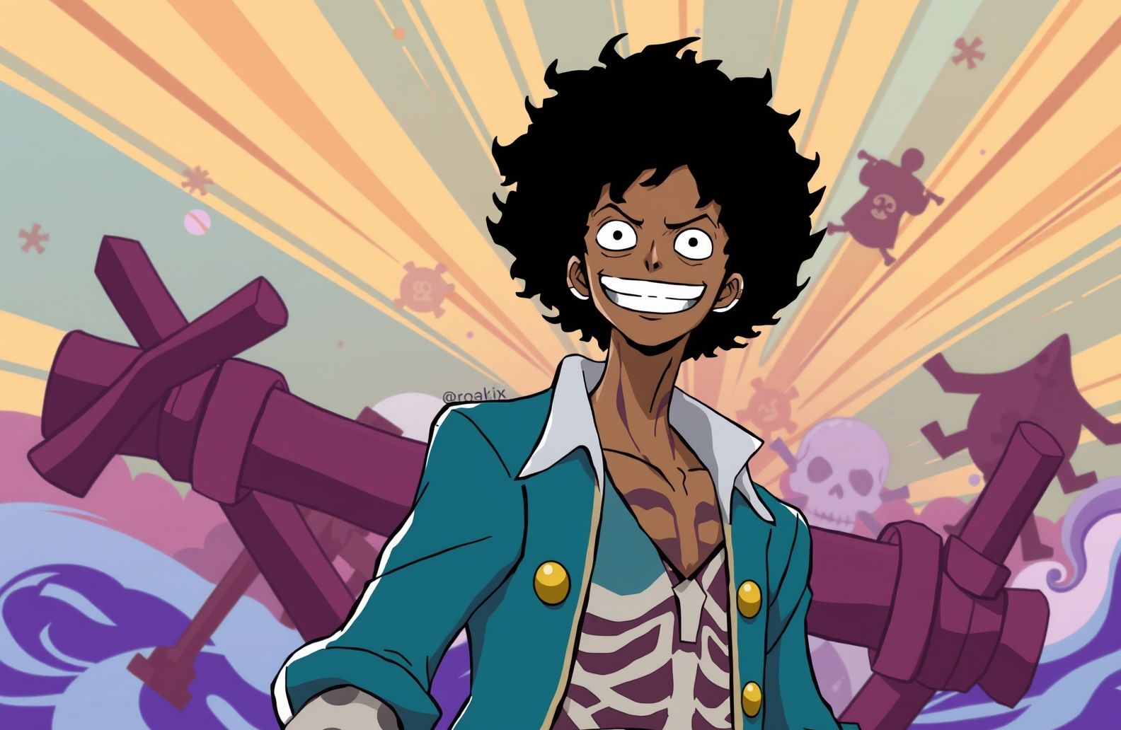 Brook One Piece Wallpaper