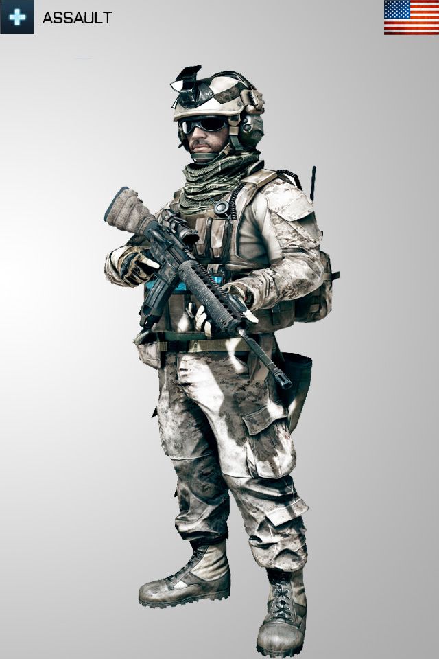 Battlefield Assault Usa Soldier iPhone Wallpaper By Kikkah070